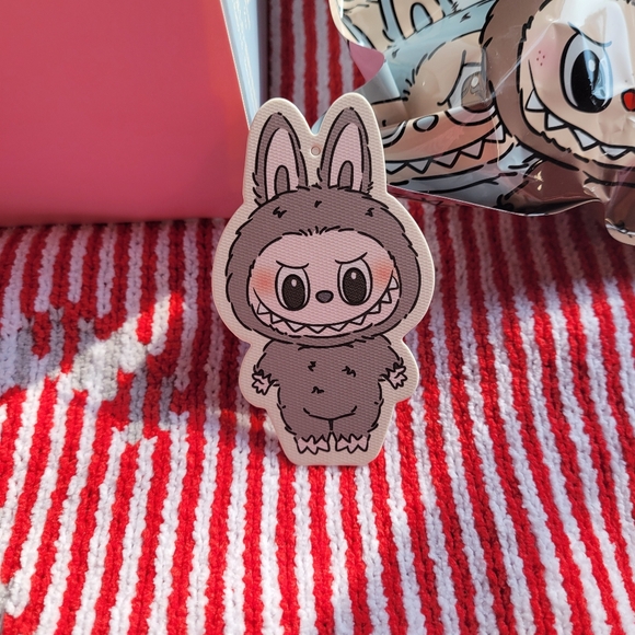 SESAME BEAN LABUBU MACARON VINYL PLUSH POPMART (Opened) - Picture 2 of 6